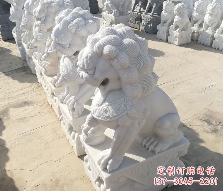 天津中领雕塑狮子雕塑是一种古典的装饰品,以狮…