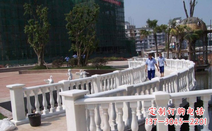 天津汉白玉欧式栏杆雕塑