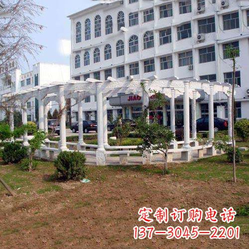 天津汉白玉雕花架,完美融合欧式石雕