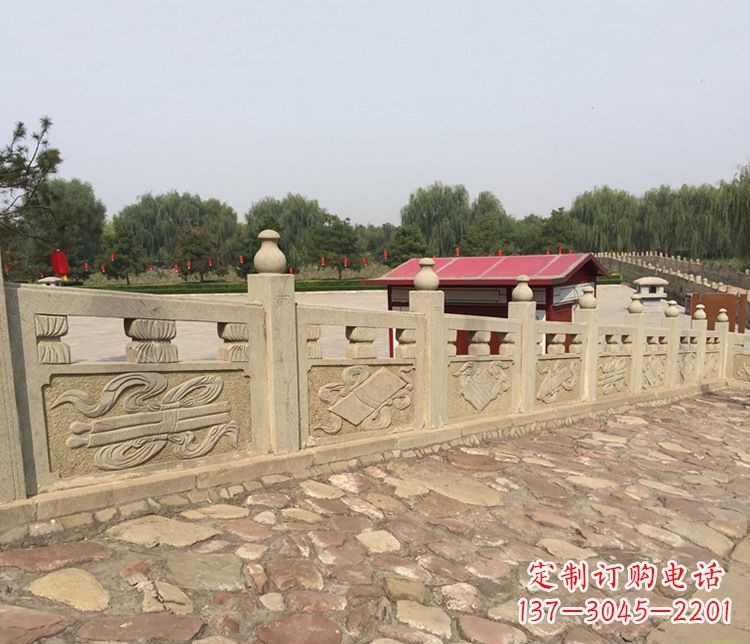 天津护城河大理石栏板石雕_1