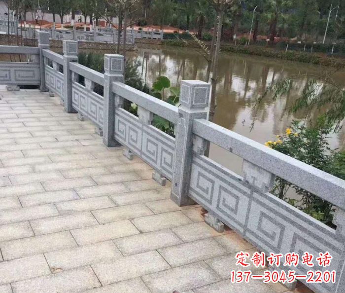 天津中领雕塑护城河建筑石雕栏板