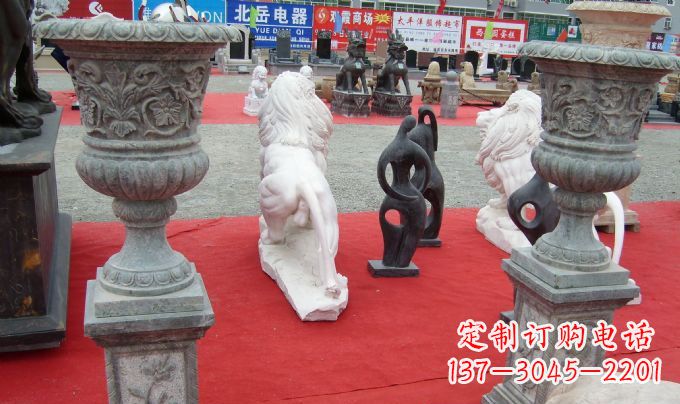 天津中领雕塑|花盆雕塑带来极致视觉体验