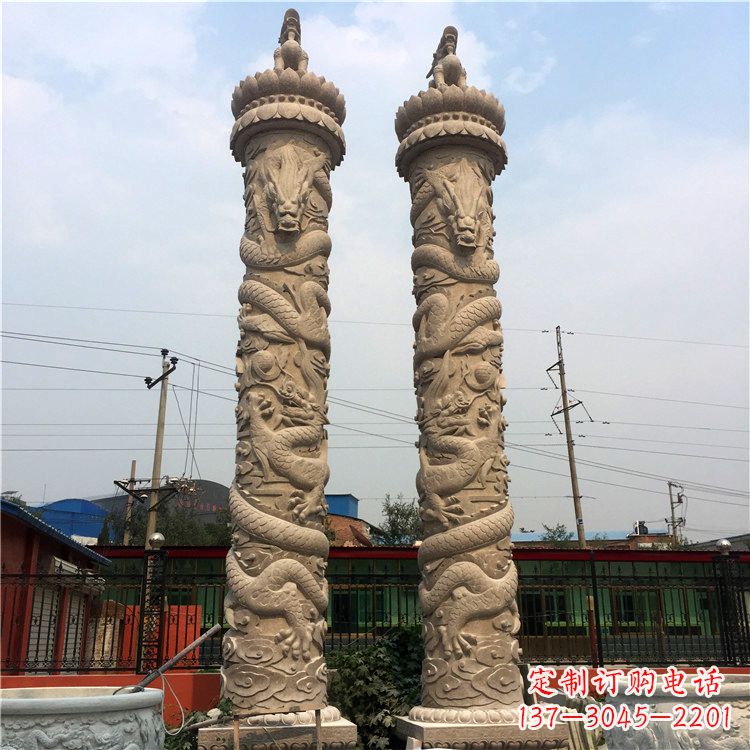 天津中领雕塑华表龙柱，极致艺术精品