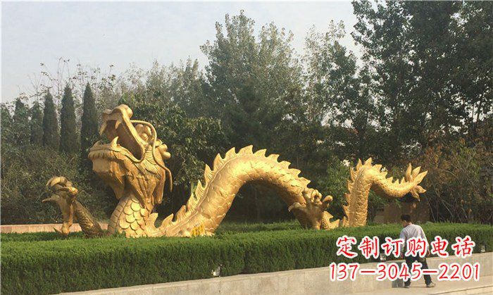 天津金龙公园铜雕景观雕塑