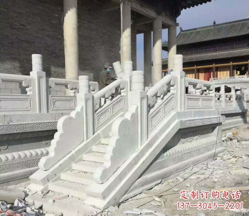 天津大理石栏板石雕,精美绝伦,让建筑锦上添花