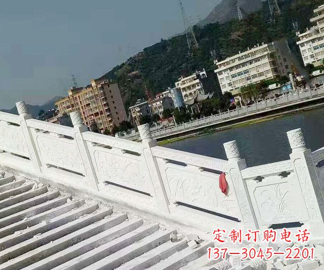 天津山东汉白玉栏板石雕