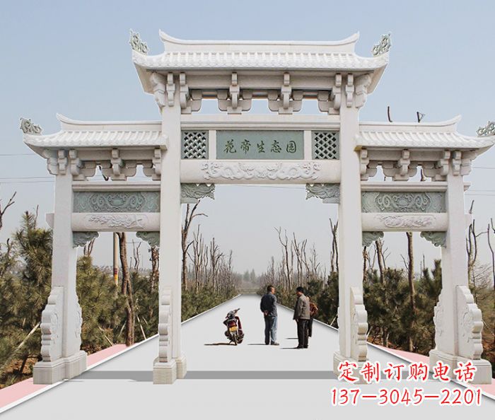 天津精美牌坊雕塑，定制你的独一无二