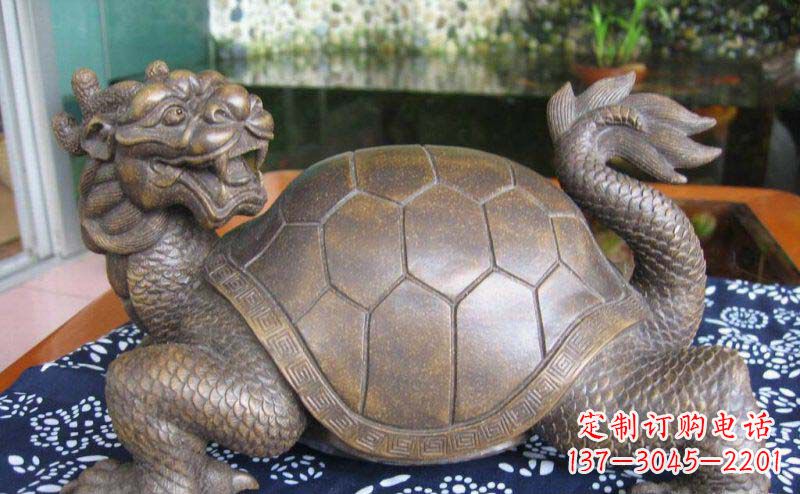 天津龙龟古代神兽铜雕