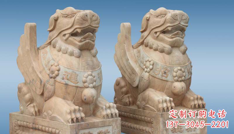 天津中领雕塑:传承古老传统,精心雕琢貔貅石雕