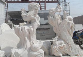天津中领雕塑，打造古典唯美的汉白玉公鸡雕塑