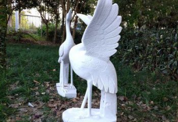 天津艺术级典雅的丹顶鹤雕塑