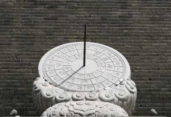 天津花岗岩古代计时器日晷雕塑