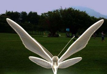 天津花园不锈钢装饰蝴蝶雕塑