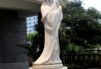 天津为爱而生，王昭君大理石雕塑