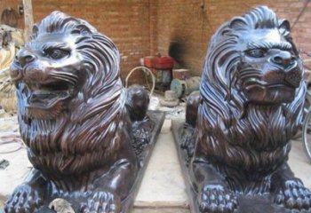 天津汇丰狮子铜雕塑是由中领雕塑制作的一款狮子…