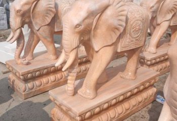 天津中领雕塑：大象雕塑吉祥如意