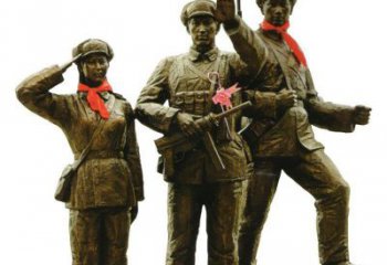 天津勇士战士雕塑，感受立于战场的英勇豪迈