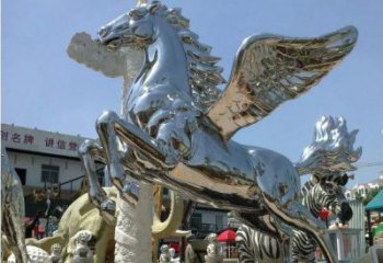 天津中领雕塑定制的飞马雕塑