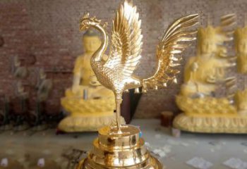 天津丰富神秘的朱雀铜雕摆件