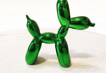 天津绿色气球狗雕塑——精美设计，助您实现室内梦想装饰