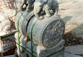 天津为您的大门增添重量感-中领雕塑石雕貔貅