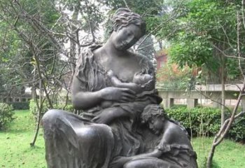 天津铸造母爱——母亲铜雕塑