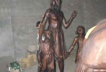 天津中领雕塑非常荣幸推出一款特别的母亲雕塑，…