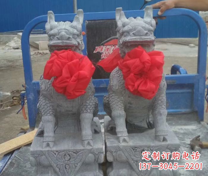 天津古典麒麟雕塑，带着神秘古典气息