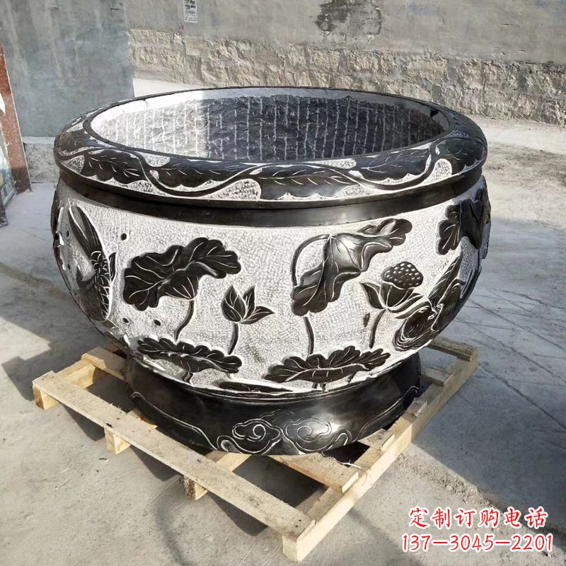 天津青石仿古水缸