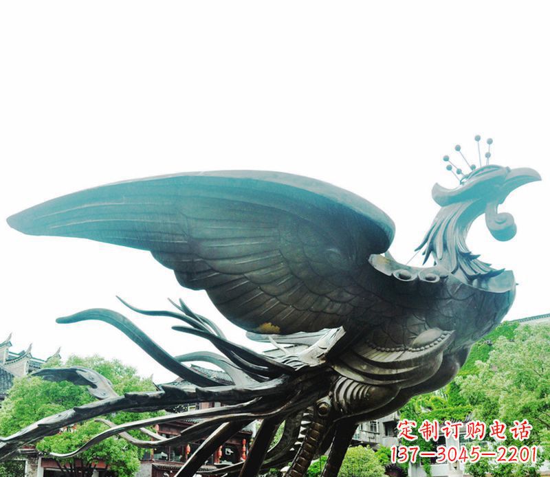 天津青铜凤凰雕塑
