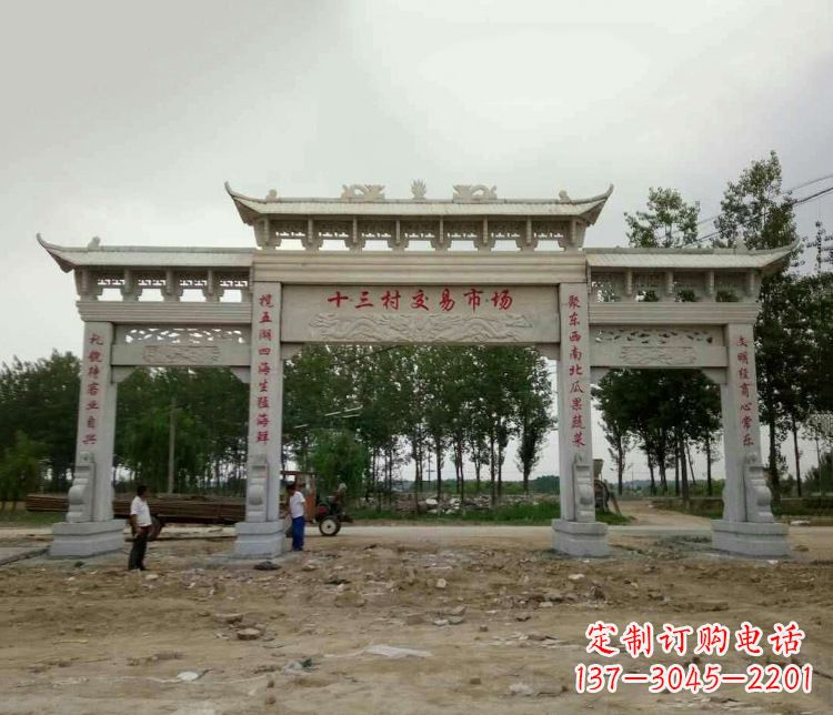 天津精美石牌坊雕塑,令你惊艳无比