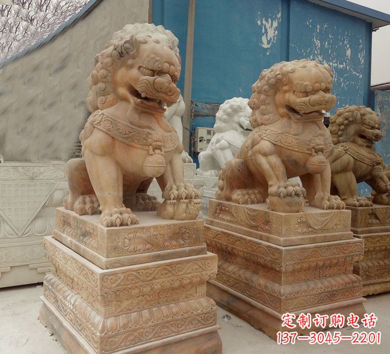 天津专业定制狮子雕塑，高品质打造艺术精品