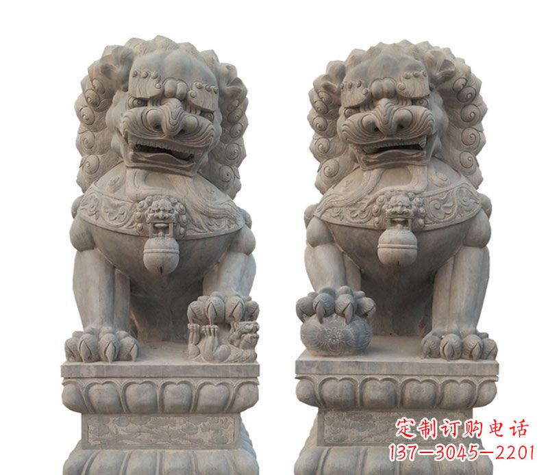 天津精美狮子石雕,让您的家居更加完美