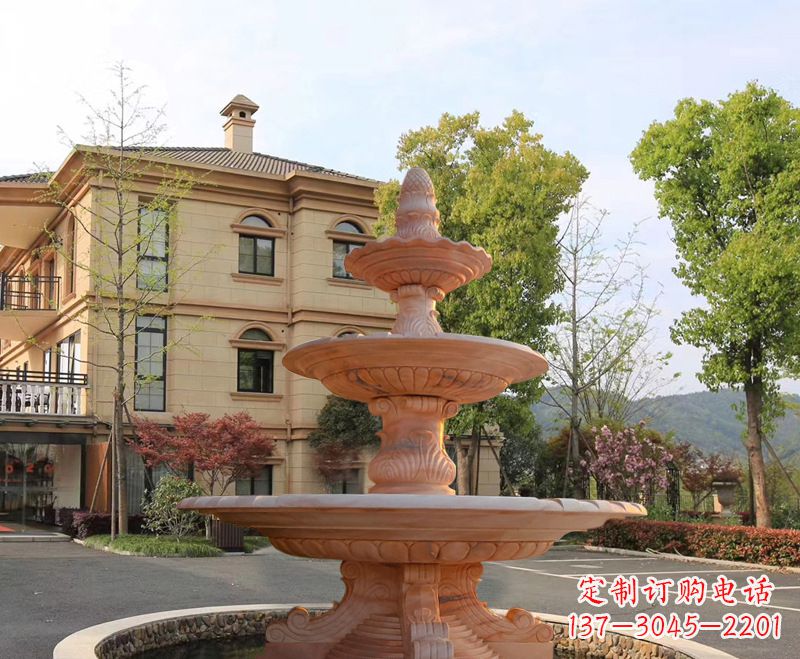 天津石雕小喷泉
