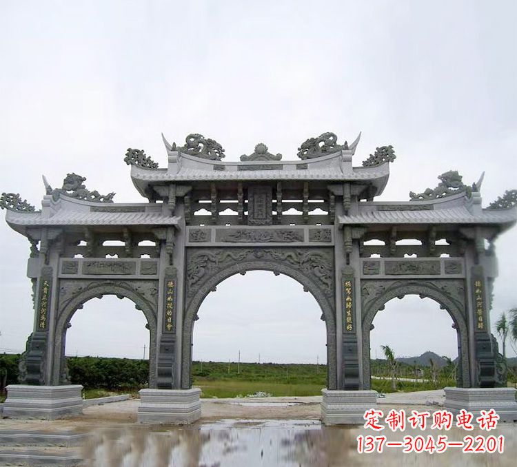 天津石牌坊 楼