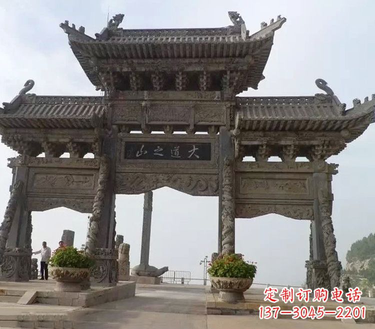 天津石牌坊 效果图