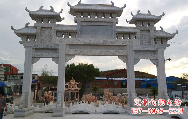 天津石牌坊雕刻
