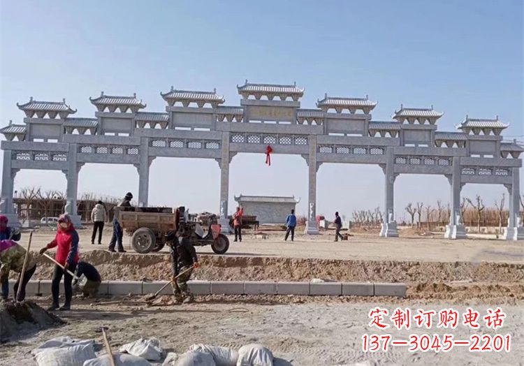 天津石牌坊九楼