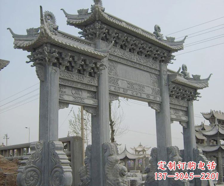 天津石牌坊与石牌楼