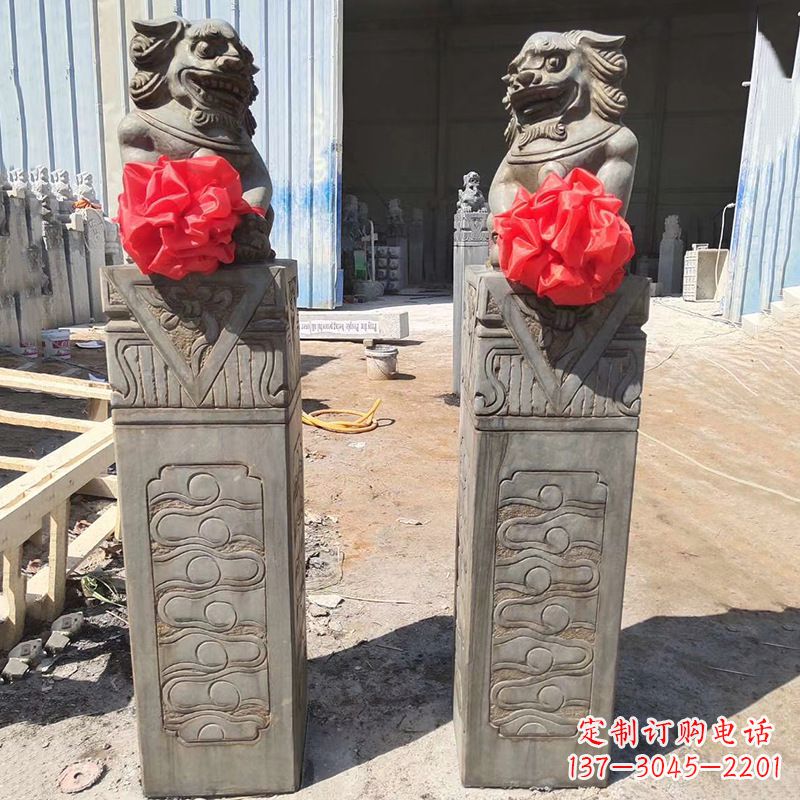 天津石狮子栓马桩