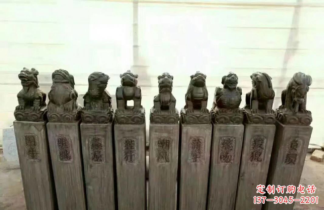 天津栓马桩石雕