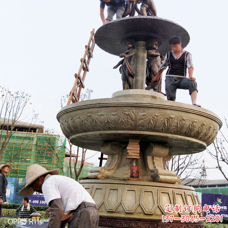 天津水头石雕喷泉