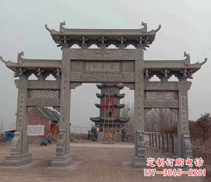 天津寺院石牌坊