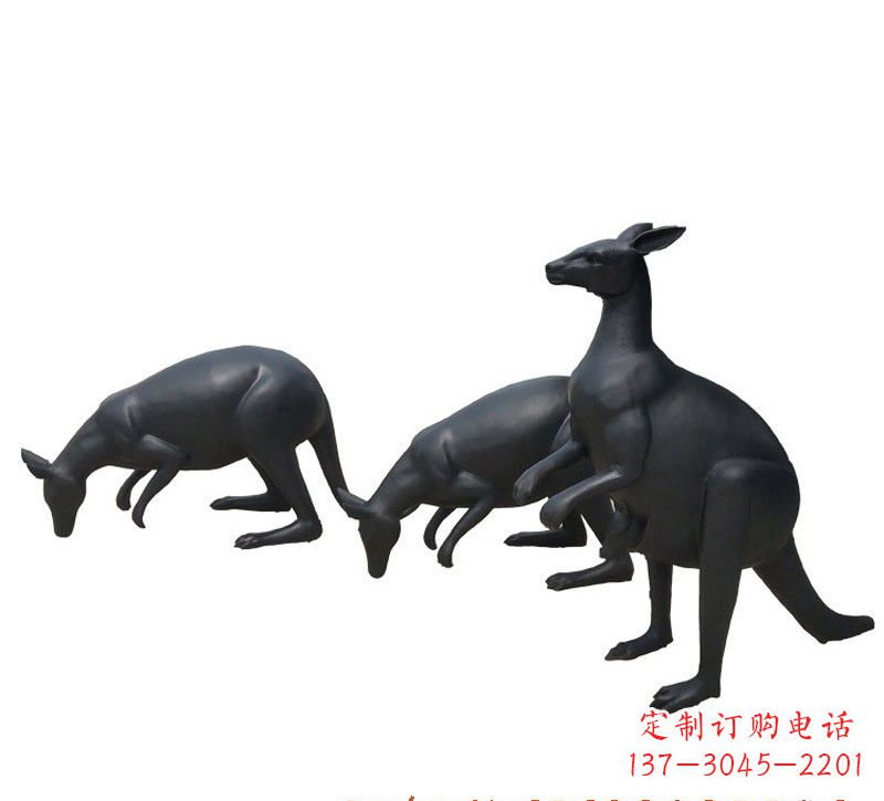 天津铜雕袋鼠雕塑