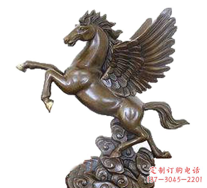 天津铜雕飞黄腾达飞马