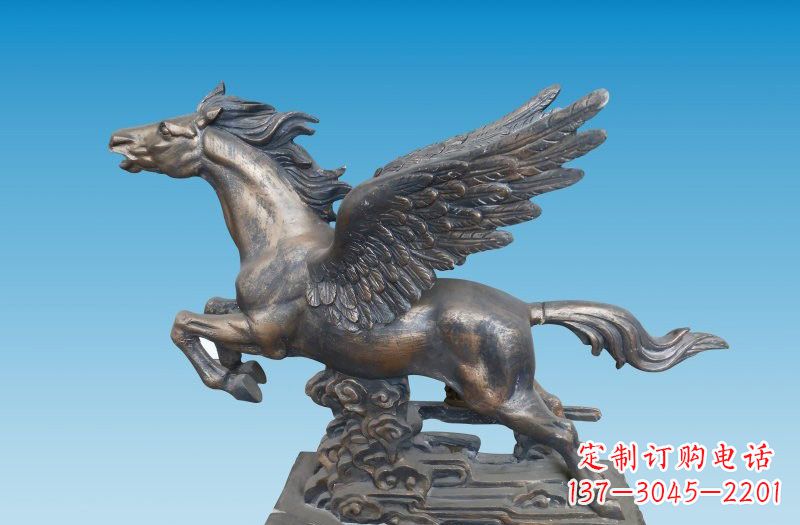 天津铜雕飞马222
