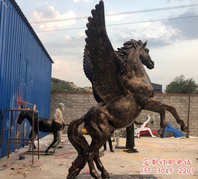 天津铜雕飞马雕塑
