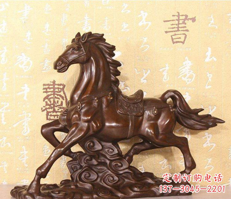 天津铜雕户外园林动物马雕塑