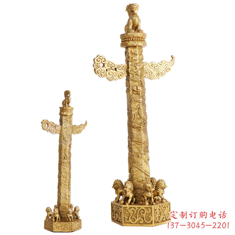 天津铜雕华表柱