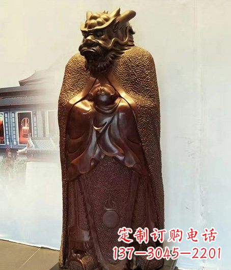 天津铜雕兽首人身十二生肖